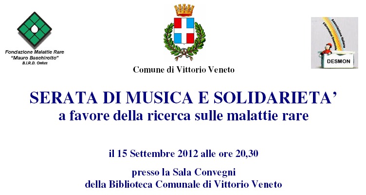 Serata di Musica e di Solidarietà, Vittorio Veneto 2012